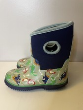 Lilly and Dan Pull On Waterproof Boots for Kid Size 13/1 Dinosaur Print