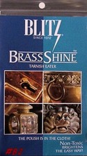 Blitz BRASS Clean & Shine Tarnish Eater Polishing Cloth - MADE in USA