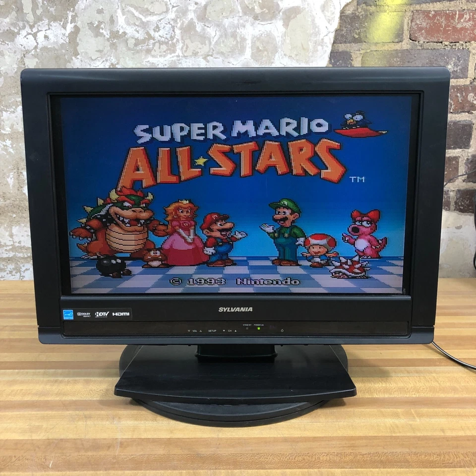 Sylvania LC195SLX 19" 720p HD LCD Television RGB/HDMI/VGA/RCA (RETRO GAMING) - Image 2 of 4