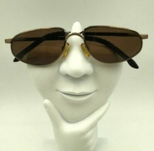 Vintage TItmus Bronze Metal Oval Sunglasses FRAMES ONLY