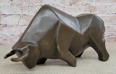 Modern Art Abstract Bull Bronze Figurine BOTERO Statue Sculpture Figurine Decor