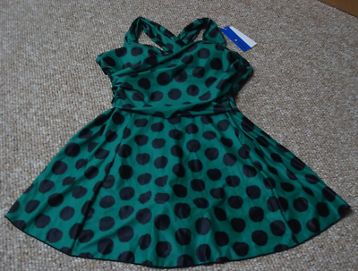 Cocopear Green & Black One Piece Skirted Swimsuit. Swim Dress. Size L. NEW. | eBay Cocopear Green & Black One Piece Skirted Swimsuit. Swim Dress. Size L. NEW. | eBay