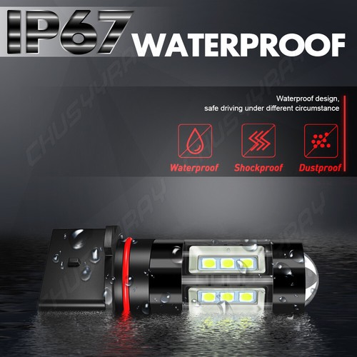 2X 12278 PSX26W LED Fog Light Bulbs 6000k For Toyota Highlander 2011 2012 2013 - Picture 14 of 14