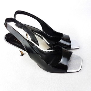 moda in pelle silver sandals