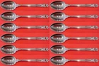 Royal Danish by International Sterling Silver Demitasse Spoon Set 12 pieces