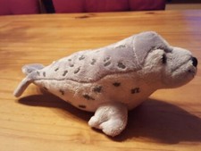 Stofftier, Kleine Kegelrobbe, mega süß. NEU.