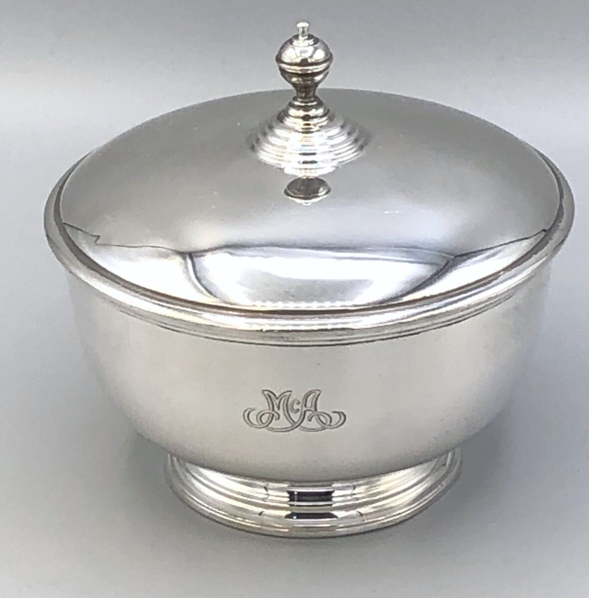 Tiffany & Company Sterling Silver Lidded Bowl 4 3/8 Tiffany & Company Sterling Silver Lidded Bowl 4 3/8