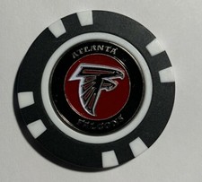 NFL Atlanta Falcons Magnetic Poker Chip removable Golf Ball Marker