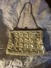 Vintage Lot Of 5 Clutches And Handbags, Beaded, Handmade, With Embroidery