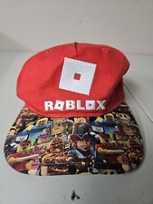 Roblox Video Game Snapback Hat Youth OSFM Adjustable Red