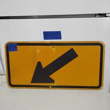 Authentic Road Traffic Street Sign (ARROW) 12"X24" FREE SHIPPING 12-74
