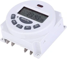 CN101A DC/AC 24V Digital LCD Power Programmable Timer Time Switch Relay 16A