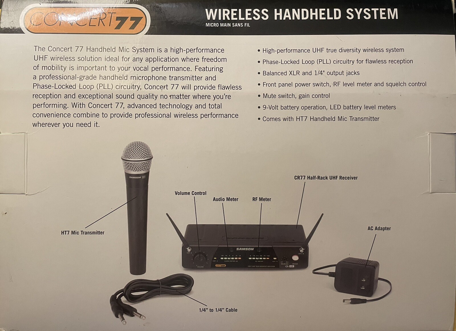 Wireless Samson Concert 77 Handheld System