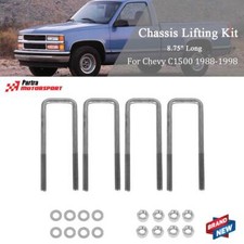 Square U-bolts 2.5 Wide Leaf Springs 8.75 Long For Chevy Gmc C1500 1988-1998