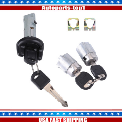 EMGO Motorcycle &amp; Scooter Ignition Key Switches Ignition Switch For Vespa GM OEM Ignition Key Switch Lock Cylinder &amp; Door Lock Tumbler Barrel Set 2 Keys E Vespa Ignition Key Switch Key