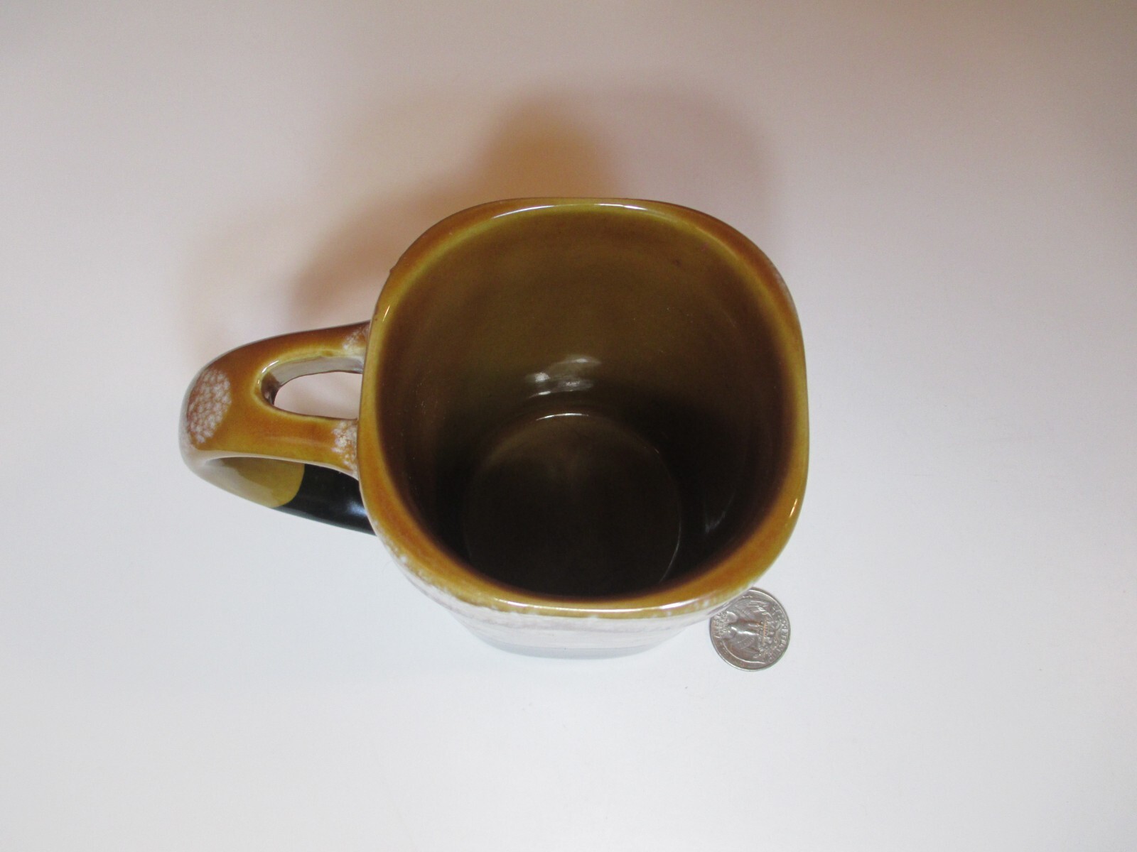 Perdido Key FL Souvenir 14oz Coffee Mug Drip Glaze Brown Black White Dots NEW eBay