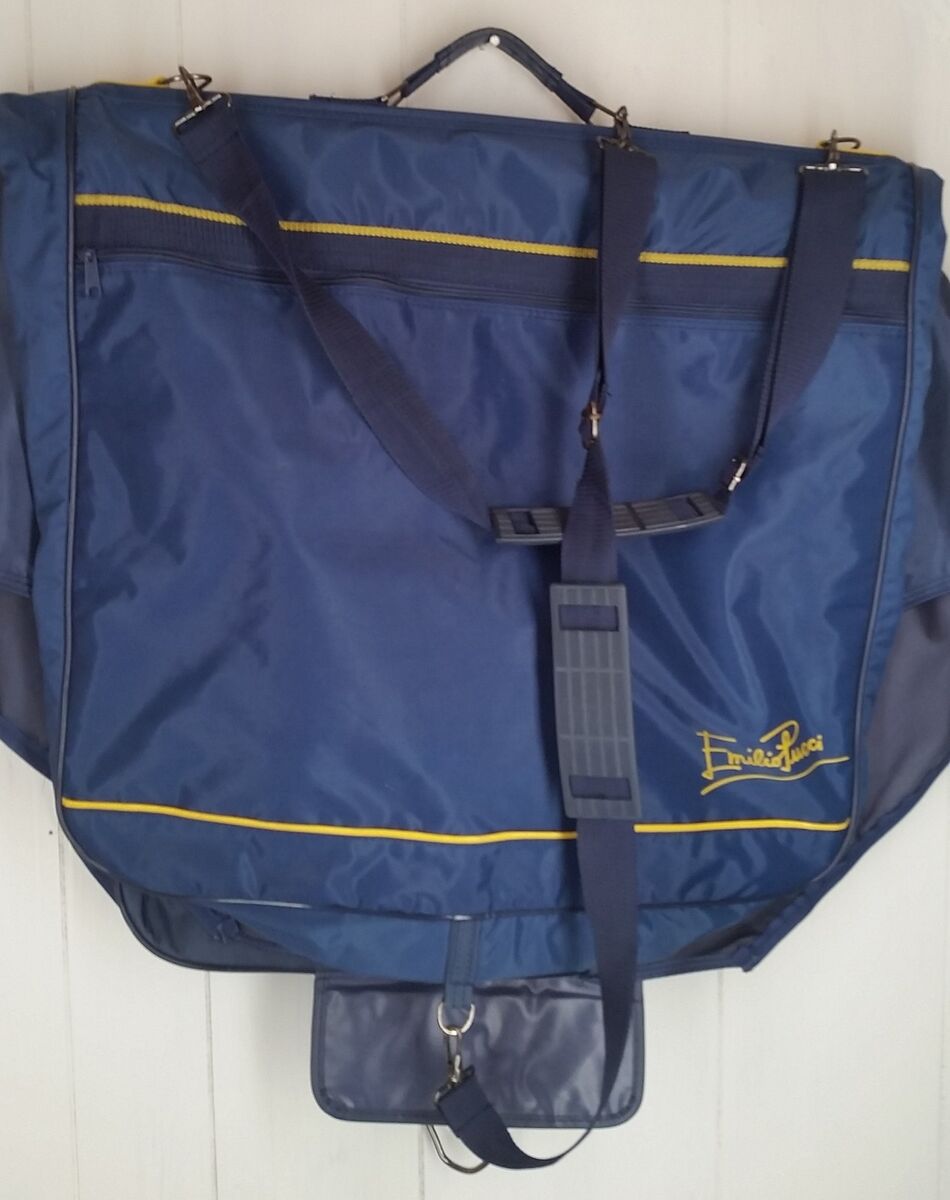 Vintage Emilio Pucci Garment Bag and Large Bag suitcase case Vintage Emilio Pucci Garment Bag and Large Bag suitcase case