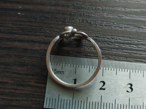 Anello argento 925 misura 8 originale sovietico vintage gioielli URSS Ucraina - Foto 8 di 9