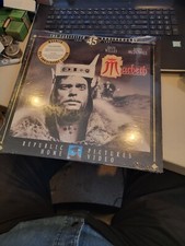 MACBETH Extended Play 45th Anniversary Laserdisc Orson Welles New Sealed