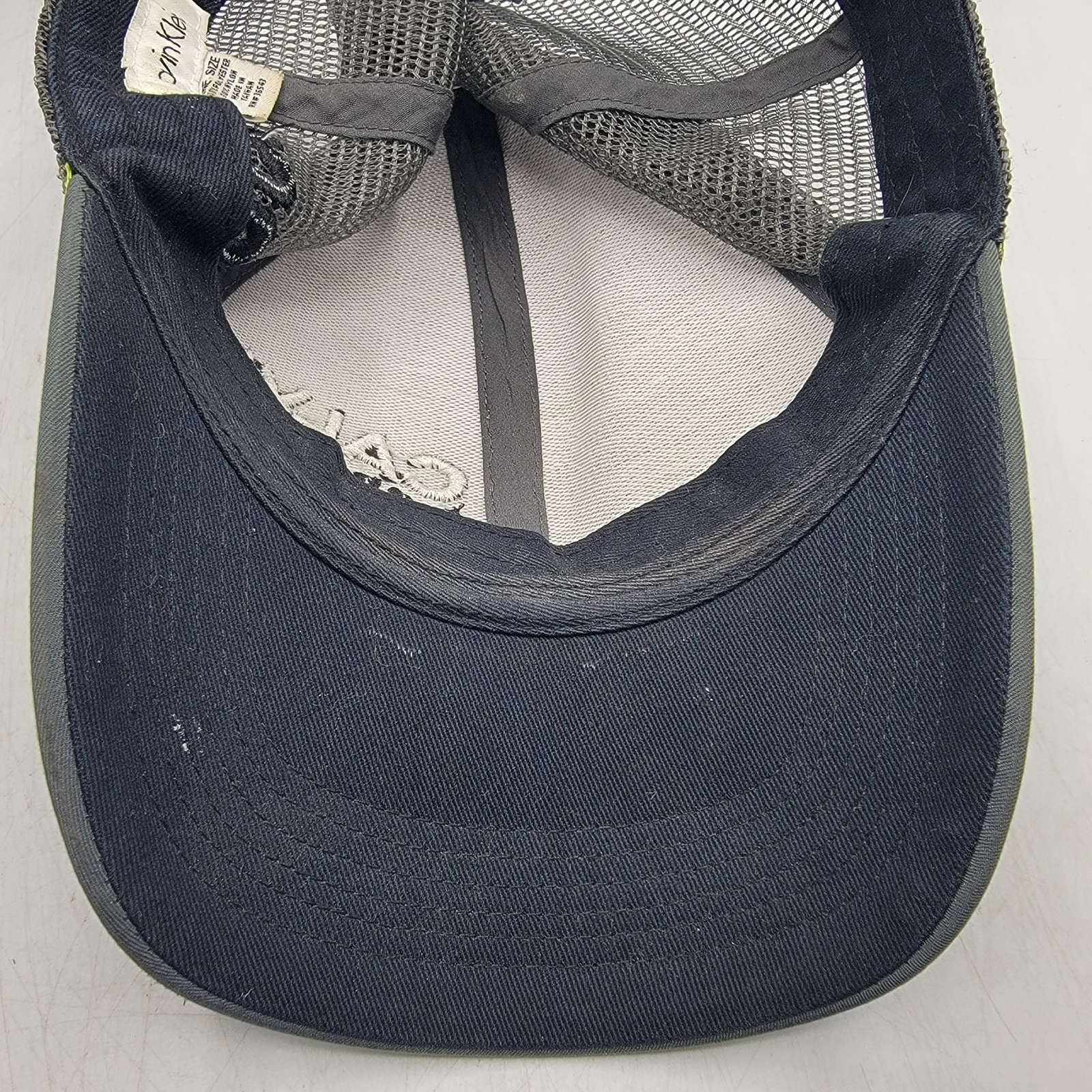 Calvin Klein Adults Gray Trucker Hat Mesh Back Breathable Adjustable Casual