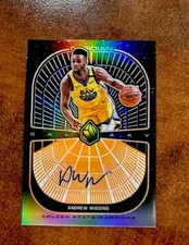 2019-20 Panini Obsidian Galaxy Auto /35 Orange Etch Andrew Wiggins AUTO SP