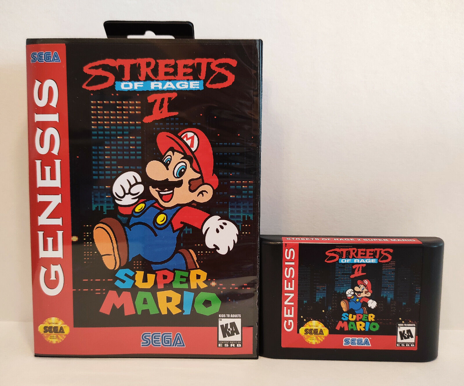 | Sega of 2 eBay Super Rage Drive Genesis/Mega Streets for Mario