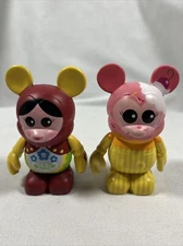 DISNEY 3 VINYLMATION CUTESTERS SERIES 1 SET OF 2 NESTING DOLL PINK CUPCAKE