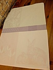 Sander Geschirrtuch  Harlan Jacquard   50 x 70 cm Frühling Ostern rose natur