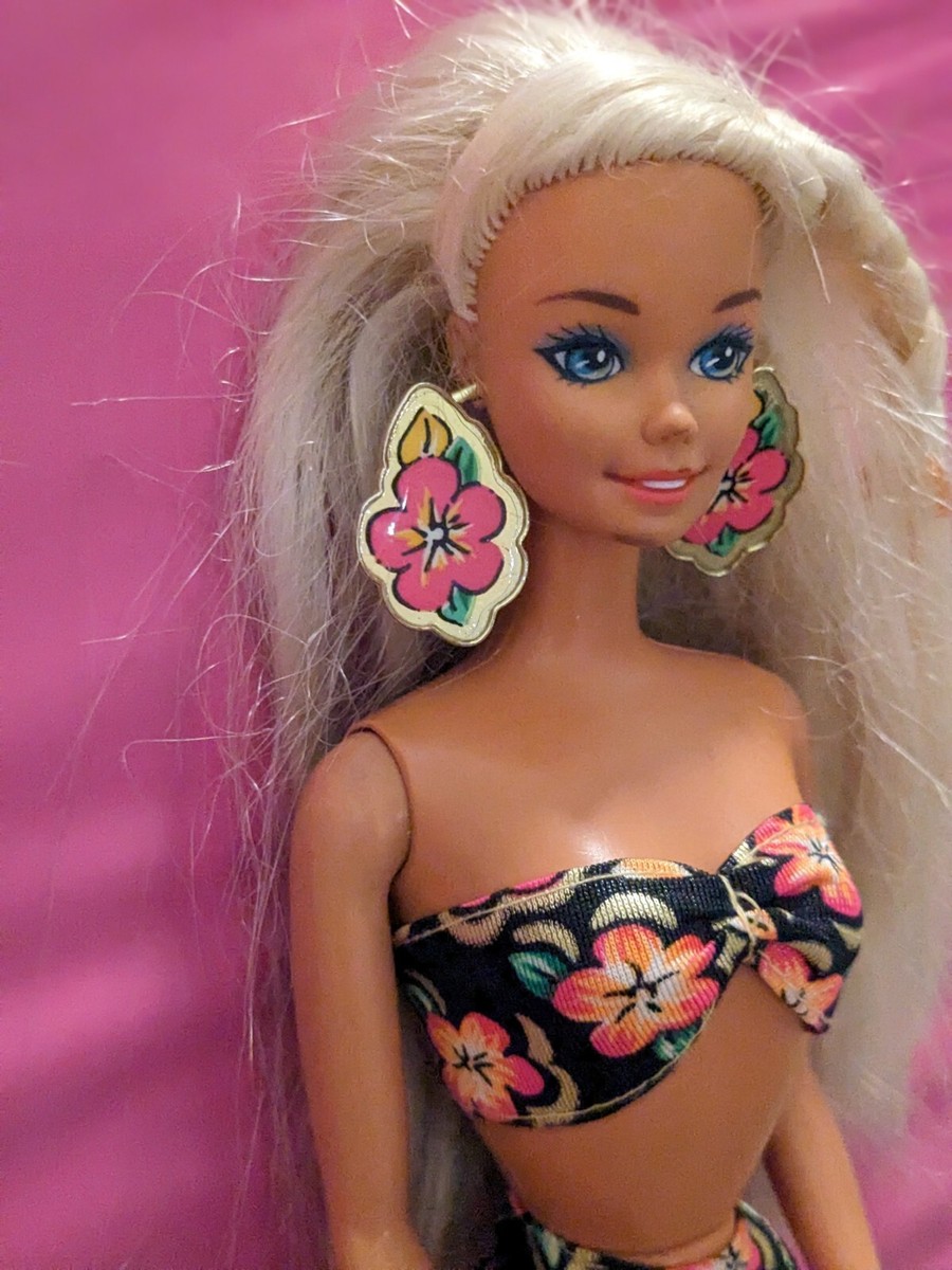 90s Barbie Barbie Pool 1980s RARE Vintage 1994 Tropical Splash