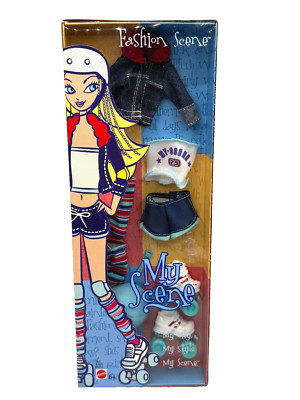 BK~ #F NIB BARBIE DOLL FASHION MY SCENE 2002 B3296 B5046