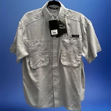 New Blacktip Vented Shirt By West Marine Mens Medium Grand Slam Fishing Rayon