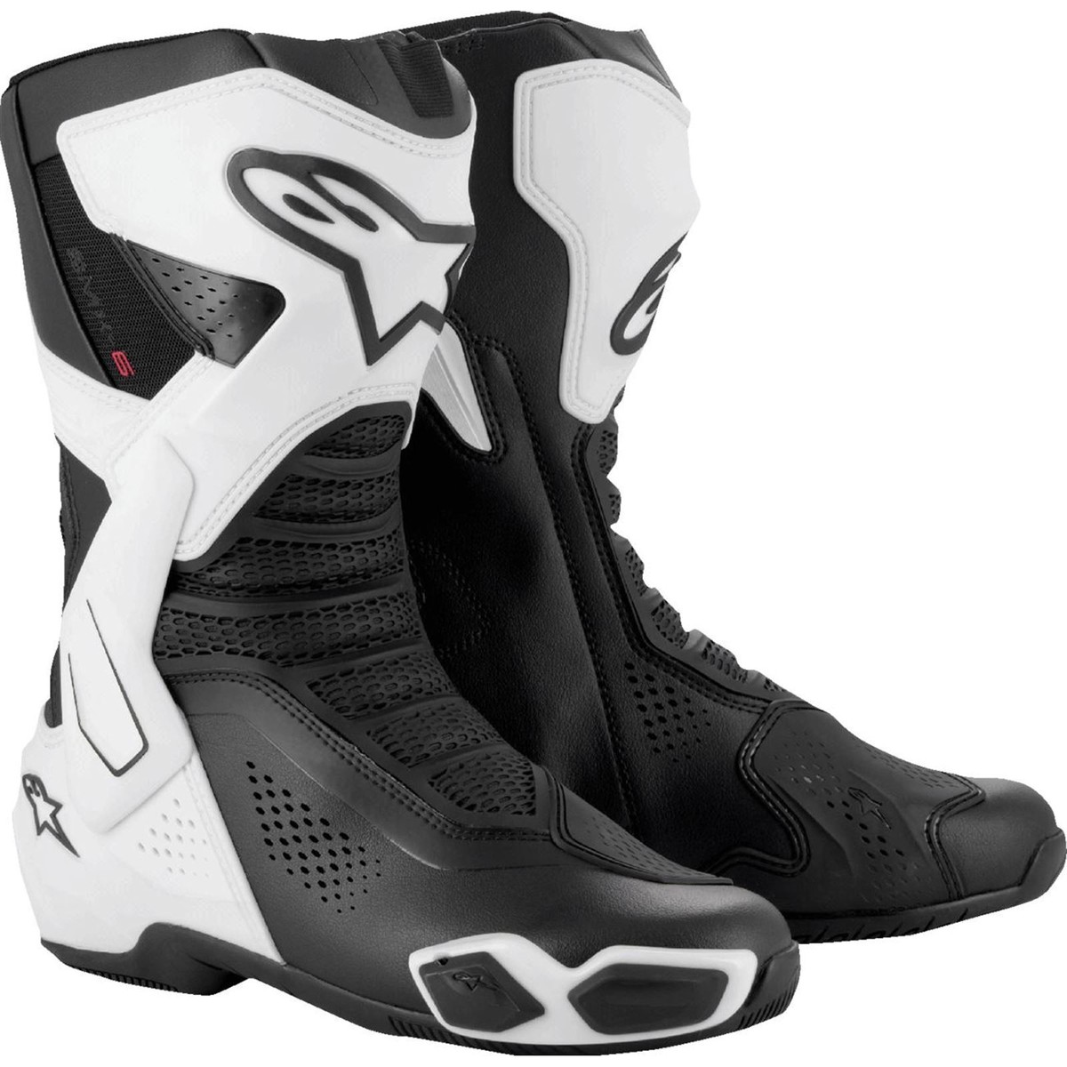 Alpinestars SMX-6 V3 Vented Boots Black/White Size 12