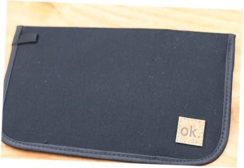Large EMF/rf/RFID Blocking Phone Wallet Envelope Sleeve Made with Natural