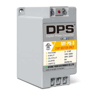 Single 1 to 3 Phase Converter, Digital Phase Shifter for 2HP(1.5kW) 6A 220V