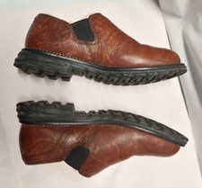 UGG Australia Westside Shoes Brown Leather Shearling Lined Slipper 5356 US 5