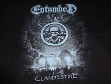 Entombed Old Rar Old Unworn Shirt Death Metal Nihilist Demigod