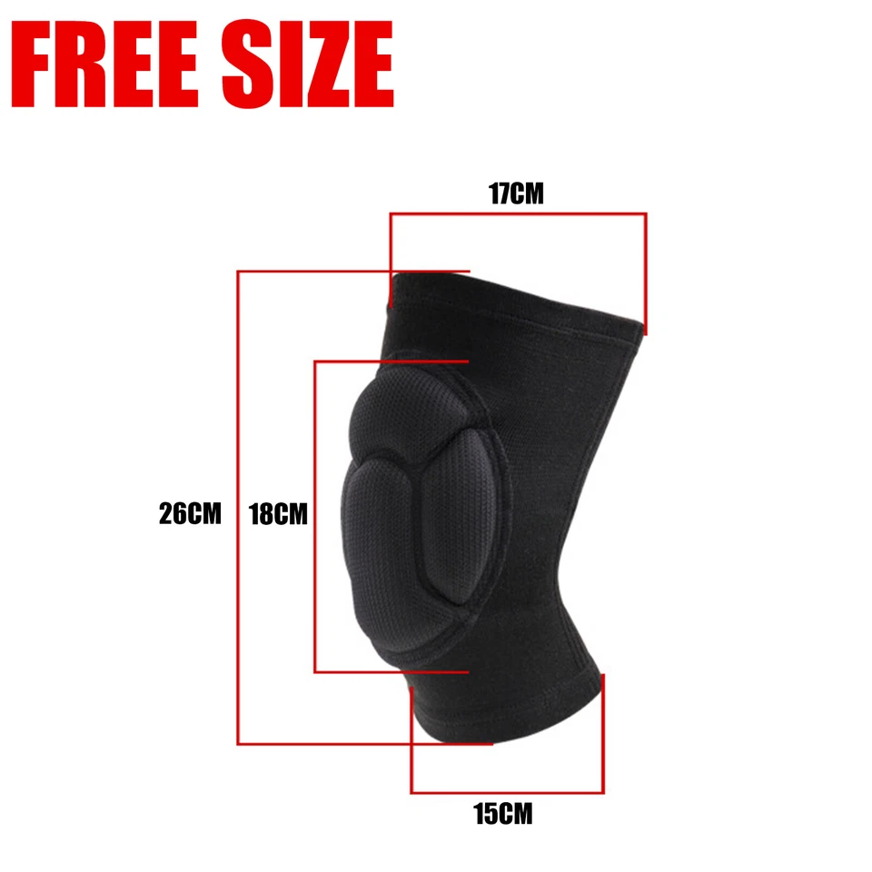 2 Pair Professional Knee Pads Leg Protector For Sport Work Flooring Construction - Image 2 of 4