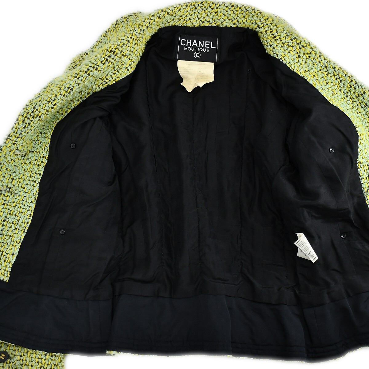 Chanel Setup Suit Jacket Skirt Green PO4108 #36 161365 | eBay Chanel Setup Suit Jacket Skirt Green PO4108 #36 161365 | eBay