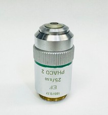 Leitz EF 25X/0.50 Phaco 2 Phase Contrast Microscope Objective Lens 160mm 719768