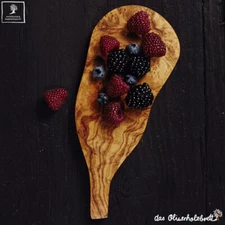 Breakfast board snack board herb board made of olive wood cutting board 45cm