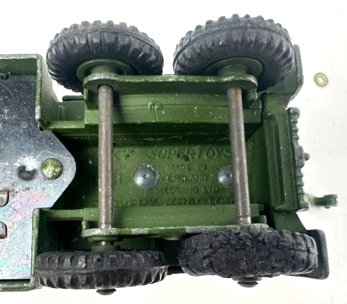Dinky Supertoys Meccano - Dépanneuse Militaire Verte 661 - Fabrication Française