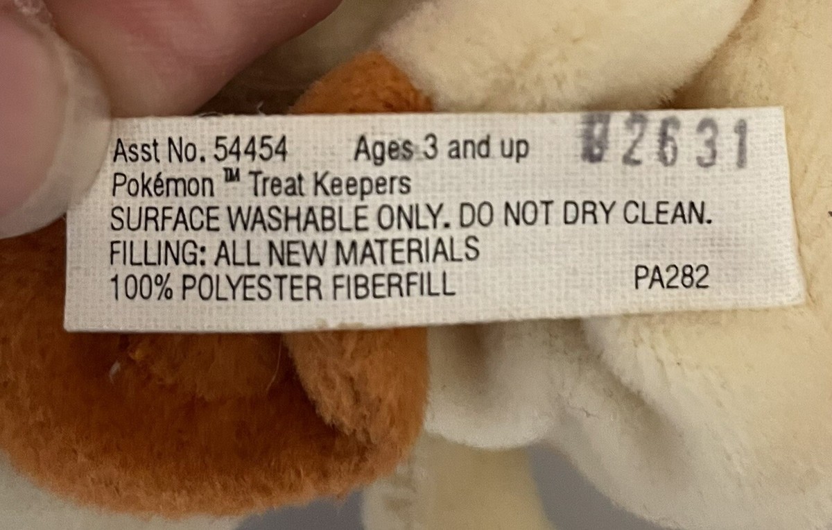 Pokemon Treat Keepers #52 Meowth Plush - Hidden Candy Compartment