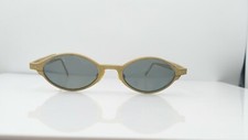 Vintage City Sleekers CS93 Gold Metal Oval Sunglasses FRAMES ONLY USA