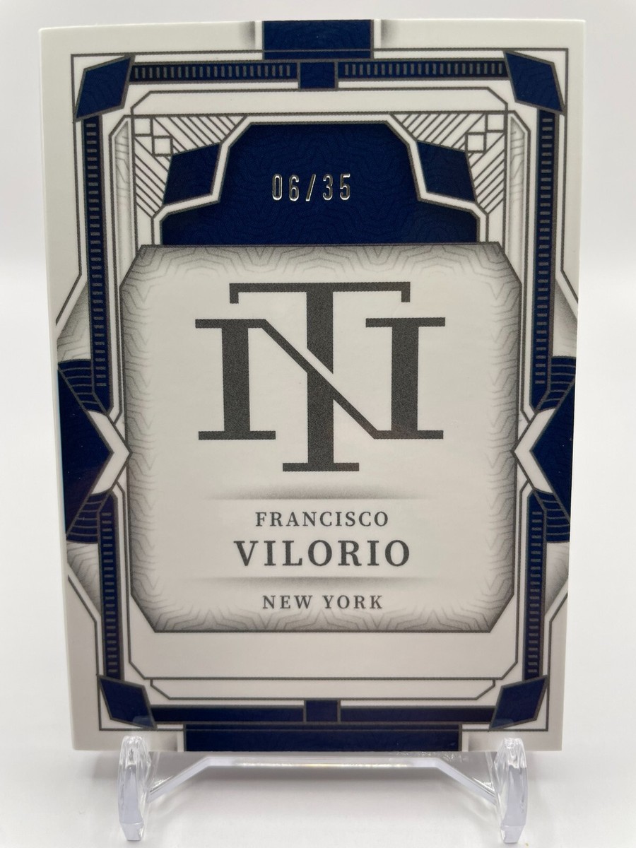 2024 Panini National Treasures Francisco Viloria Auto Jumbo Patch