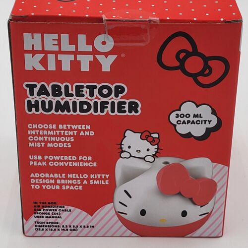 Hello Kitty Tabletop Humidifier 2 Mist Modes USB Powered 300ml Capacity - Picture 3 of 8