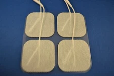 40 Replacement Pads for Massagers / Tens Units electrode pads2x2Inch White Cloth