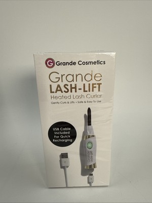 Grande Cosmetics LASH-LIFT Heated Lash Curler Long Lasting New Sealed