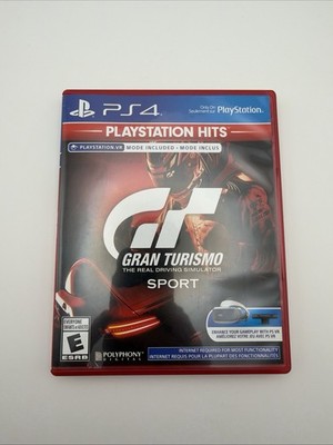 Gran Turismo Sport - PS4 - PlayStation Hits - No Manual - PS VR