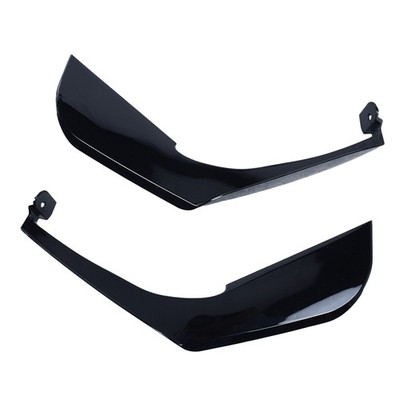 Gloss Black Front Bumper Side Canards Fin Splitter For Corvette C8 Z51 2020-2025