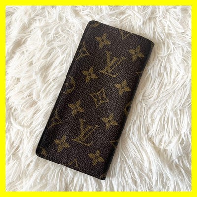 LOUIS VUITTON Monogram Etui Lunettes Simple Glasses Case M62962 Excellent - F/S